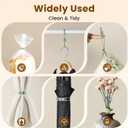 30 Pcs Silicone Data Cable Organizer, Reusable Cable Ties Wire Organizers for Office, Multipurpose Elastic Cord Wraps Cable Management for Charging Cord,Appliances,Home,Office,Kitchen,School,Travel (4.1 Inch)