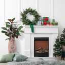 2 Pcs Magnolia Stems Artificial Magnolia Leave Branch, 43.3 Inch, Green