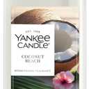 Yankee Candle Medium Pillar Scented Candle with up to 115 Hour Burn Time, Premium Plant Wax Blend for Consistent Burn, 14.25 oz Pillar Candle with Room Filling Fragrance, Coconut Beach