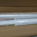 Heavy Duty Tension Curtain Rod No Drilling 41-87 Inch One-Click Adjustable