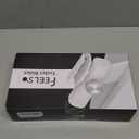 FEELSO Bidet Attachment for Toilet with Filter, Bidet Toilet Seat with Self-Cleaning Dual Nozzle (Frontal/Rear Wash), Ultra-Slim & Non-Electric Bidet Sprayer for Hard Water, Adjustable Water Pressure