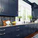 Livelynine 24x394 Blue Peel and Stick Wallpaper for Bathroom Dark Navy Blue Contact Paper for Cabinets Countertops Waterproof Kitchen Cabinet Covers Removable Wall Paper for Renters Furniture Vinyl