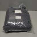 Collections Etc Diamond-Shape Quilted Stretch Recliner Cover with Storage Pockets and Elastic Straps - Furniture Protector