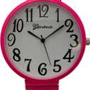 NIMI Super Large Face Stretch Strap Watch (Hotpink)