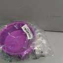 Dog Crate Water Bowl No Spill, 20oz Food-Grade Polypropylene Feeder, Secure Crate Mount with Covered Parts, Travel-Ready & Easy to Clean (Purple)
