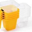 Voomey 15Pc Paint Holds 16 oz. of Paint or Stain, Paint Cup, Paint Pail Liner, Trim Painting Tool, for Finishing Work and Repairs