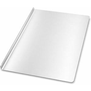 Stainless Steel Cutting Board with Lip, Large Metal Cutting Board for Kitchen, L-shaped Chopping Board for Meat, Vegetables, Fruits, Bread & Dough, Dishwasher Safe (23.6“ x 15.7”)