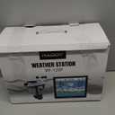 Raddy VP7 5-in-1 Weather Station Wireless for Indoor Outdoor | 7.4" Large Digital Color Display, with Barometer, Rain Gauge, Wind Speed, Atomic Clock, Weather Forecast, Temperature Humidity Monitor