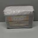 Cottington Lane Premium Quality 100% Egyptian Cotton 4 Piece, King Size Bed, Sheet Set Fits 12 inch Deep Pocket Mattress, Naturally Cool, Soft & Durable Luxury Bedding, Silver Grey Solid