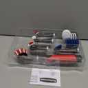 Rubbermaid Reveal Power Scrubber 18-Piece Kit, Cordless Electric Battery Powered Scrub Brush, Water Resistant, for Home/Kitchen/Bathroom/Grout/Tile/Shower/Tub