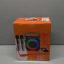 Karaoke Machine, Portable Bluetooth Speaker with 2 Wireless Microphones for Adults & Kids with Lights, Karaoke Microphone with PA System Supports USB/TF/REC/FM/AUX for Home Party Home System Packages (Black)