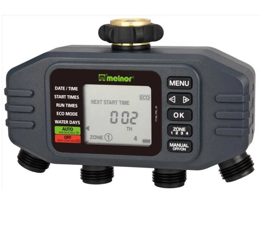 Programmable 4 Zone Digital Water Timer