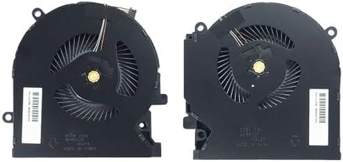 LAOKOEN New Cooling Fans for HP OMEN 15-ek 15-en GTX1650Ti Series DC5V Fan 15-ek0018tx 0015tx 15-en0008nv 15-en0001nx 15-en0019ur TPN-Q236 Q238 Laptop,(NOT for RTX2060 RTX3060 RTX3070 GTX1660Ti)