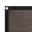 Shatex 90% Sun Shades for Patios Shade Fabric Sun Shade Cloth Taped Edge with Grommets Sun-Block Mesh Shade for Pergola Cover Canopy Mocha, 3x6
