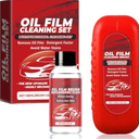 Pack of 3 Automotive Oil Film Cleaning Brush, Professional Oil Film Cleaning Brush for Car Windows, No Damage to The Body, Highly efficient and Powerful Removal Oil Film and Coating, 6.23 Fl Oz