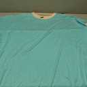 DOLNINE Plus-Size-Tops for Women Summer Color Block Shirts Casual Crewneck Tees Trendy Going Out Side Split Tunics 2XL