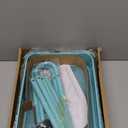 Ceayell 3-Tier Metal Rolling Storage Cart Heavy Duty Utility Cart Organizer with Lockable Wheels Black