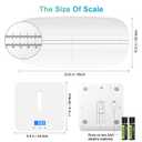 Digital Pet Scale, Baby Scale, with 3 Weighing Modes(kg/oz/lb), Max 220 lbs, Capacity with Precision up to 0.02lbs, White, Suitable for Infant, Puppies, Mom