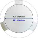 Onlyfire 18" Pizza Stone Heat Deflector Fits Big Green Egg/Kamado, No Break