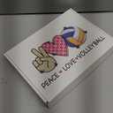 5 Pcs Volleyball Gifts Set for Women Volleyball Party Favors Stuff Includes Makeup Bag Necklace Earrings Socks Inspirational Sport Birthday Gifts for Team Players Sports Lovers