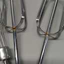 Hand Mixer Electric, 400W Food Mixer 5 Speeds Handheld Blender, 5 Stainless Steel Accessories, Storage Box, Kitchen Blender with Cord for Cream, Cookies, Dishwasher Safe, White