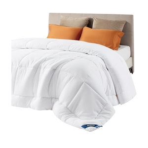 Bedsure Comforter Duvet Insert - Quilted Comforters Queen Size, All Season Duvet, GentleSoft Down Alternative Bedding, with 8 Tabs, Gifts for Women/Men, White, Queen 88 x 88 Inches