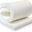 Professional 3" Thick, 18" Wide X 57" Long Regular Density Upholstery Foam, White