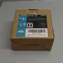 [10 Pack] BESTTEN 2 Gang Mid-Size Screwless Outlet Cover, Midway Decorative Wall Plate, USWP6 Gloss Snow White, Midsize H4.88" x W4.93"