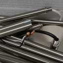 Dining Room Chandeliers Light - Modern Brushed Nickel Chandelier, 8-Light Metal Farmhouse Dining Room Light Fixture, E26 Hanging Pendent Lighting for Kitchen, Living Room, Foyer, Entrance