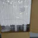 Dealusy 100 Pack - 16 oz Clear Plastic Cups with Lids and Straws, Sturdy & Food Safe Iced Coffee Cups with lids, Disposable Plastic Smoothie Cups for Cold Drinks
