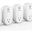 Wireless Remote Control Outlet, TESSAN Electrical Wall Plug with ON/Off Light Switch for Indoor String Lights, Lamps, Home Appliances, 100ft Range (2 Remotes + 5 Outlets)