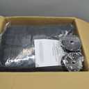 VEVOR Garage Door Screen for Winter, 8x7FT Garage Door Insulation Kit, Magnetic Thermal Insulated Garage Door Cover Curtain with Enhanced Heavy Duty Weighted Bottom, Waterproof Windproof Soundproof (Black)