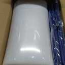 MJIAHOMDEC Outdoor Chair Cushions Set of 4, Waterproof Outdoor Seat Cushions for Patio Furniture, Removable Seat Bottom & Back Cushion Covers with Ties, Outdoor Chair Pads, 19"x16"x3"