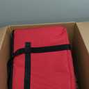 Sterno Delivery Leak Proof Insulated Bag, Hot and Cold Container for Catering and Food Transport, Durable Red Cloth Exterior with Tear-Resistant Vinyl Liner, 15L x 23W x 13.5H