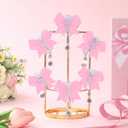 4 x Wavwavw Pink Bow Badge Reel Cute Retractable ID Badge Holder Clip Pink Bow Accessories for Nurses' Day Gift Nurse Office Student Teacher Doctor Coworker Employee CNA RN MA LPN Medical(6 Pcs)