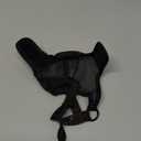 LUCKYPAW Dog Muzzle, Patented Mesh Muzzle for Large Medium Small Dogs Allows Full Pant Drinking Mouth Cover to Prevent Biting Chewing Scavenging Adjustable Breathable Mouth Guard(S, Black)