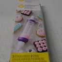 Wilton Dessert Decorator - The Kit Includes a Plunger-Style Tool, 2 Couplers, 1 Fill Tip, 4 Decorating Tips, Plastic, White & Purple