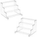 Lifewit Buffet Risers and Stands,Lifewit 4 Tier Clear Cupcake Stand