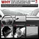 Autorder Dashboard Cover Mat for 2023-2025 2026 Nissan Ariya Accessories Dash Cover Upgrade Velvet Dash Mat Sunshade Glare UV Rays Protector(with HUD)