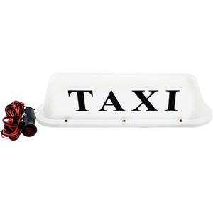 keehui Taxi Sign 12V with Magnetic Base,Dome light,Taxi Cab Roof Top Illuminated Sign Topper Car,12V Car Top Light waterproof With Cigarette Lighter