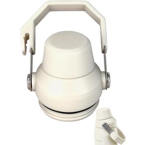 Lid Replacement for Stanley IceFlow Fast Flow Bottle, Top Cover for Stanley IceFlow Fast Flow 16oz 24oz 36oz 50oz, Leakproof Lid with Cap Holder for Travel & Sports, Dishwasher Safe BPA-Free, Cream