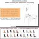 SPRINGRICO Chair Covers for Dining Room Set of 4, Stretch Dining Chair Cover, Washable Spandex Kitchen Parsons Chair Slipcovers, Removable Seat Protector for Home or Party (4 Pack, RED ZEO)