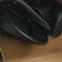 Alolo Drafting Chair,Big and Tall Office Chair with Footrest Ring,Ergonomic Chair for Counter Height and Standing Desk Comfy with Lumbar Support and Flip-up Armrests in Heavy Rolling Base,Black