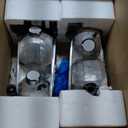 Nilight Headlight Assembly Compatible with 2000 2001 Toyota Camry Replacement Headlamp Black Housing Amber Reflector Driver and Passenger Side