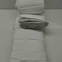 COHOME Quilted California King Size Comforter - Down Alternative Duvet Insert, All-Season Cooling Reversible Design - Winter Warm Luxury Hotel Bedding with Anti-Clump Tech & 8 Tabs,White 96x104