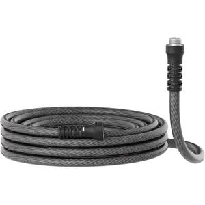 Garden Hose 10ft x 5/8",Flexible Water Hose,Lightweight Braided Hose with Swivel Handle,Leak-Free Connections, Male to Female Fittings, Kink Resistant Durable Hybrid Hose,Grey
