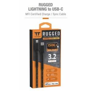 3.2FT Rugged Lightning To USB C