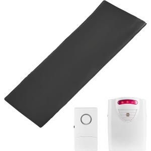 VEVOR Bed Alarm System for Elderly Adults, 14 x 30-inch Wireless Bed Sensor Pad with Pager, Safety Bed Alarms and Fall Prevention Pad for Home, Hospital, Rehabilitation Center