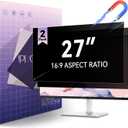 IPROKKO 2 Pack 27 inch Magnetic Privacy Screen For 16:9 Computer Monitor