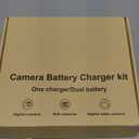 Artman NP-F550 Battery and Dual USB Charger for Sony NP-F970 F750 F550 F330 F530 F570 F770 F960, CCD-SC55, TR516 TR716 TR818 TR910 TR917, Battery for LED Light, Monitor, Camera Slider (2-Pack 2900mAh)
